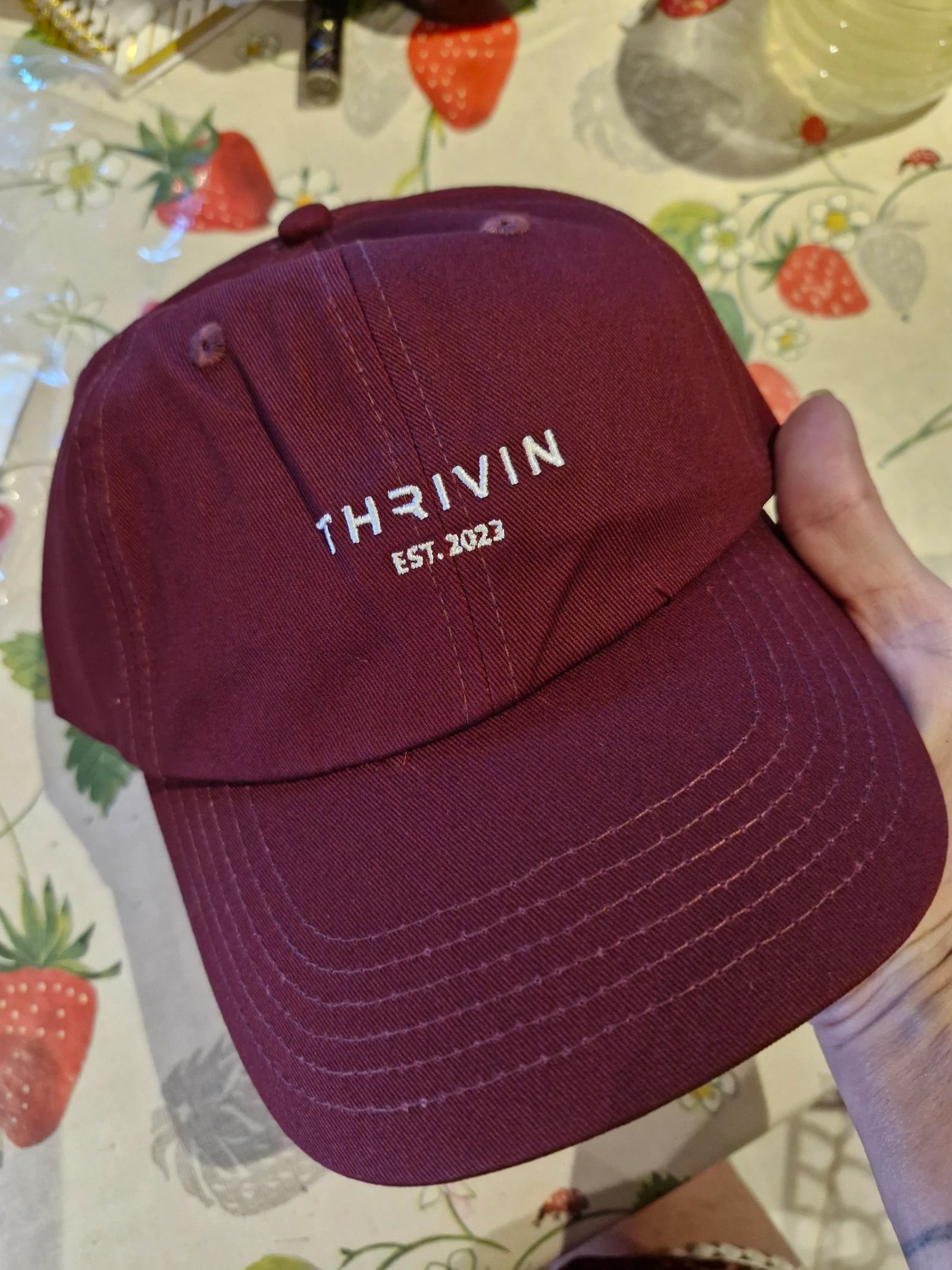 Boné thrivin bordô – photo 2